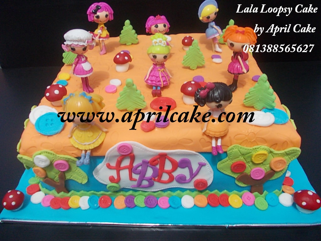 Lala Loopsy cake Abby