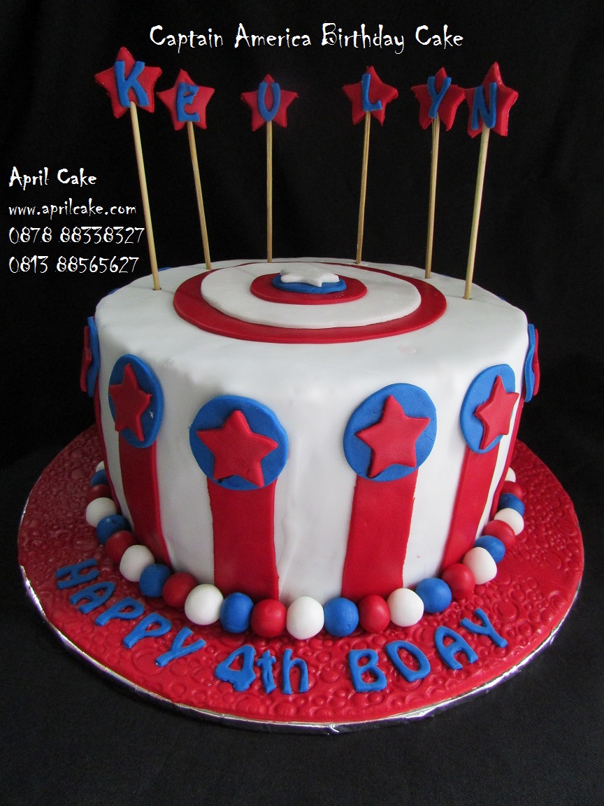 Captain America Cake Kevlyn